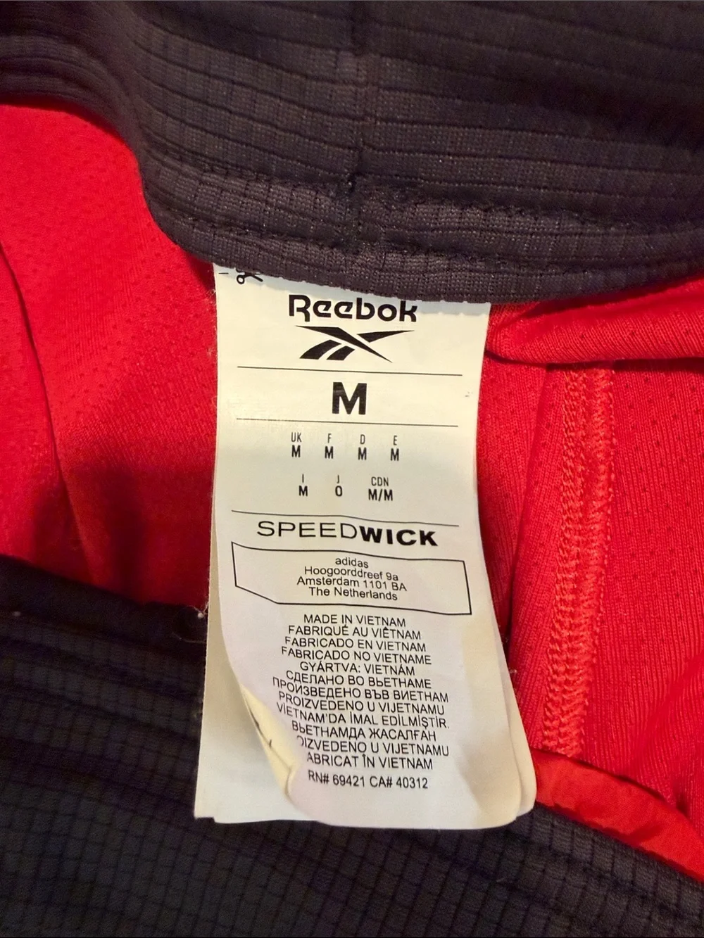 Reebok breathable athletic